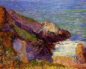保罗高更 - Rocks on the Breton Coast